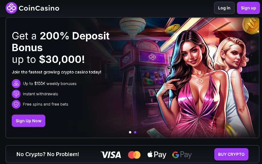 CoinCasino Bookmaker zonder cruks #1