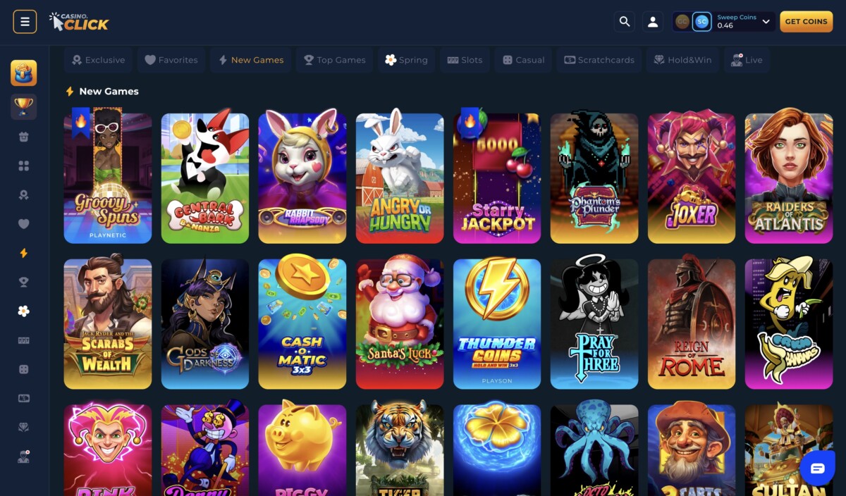 Casino.Click New Games Screenshot May 2025