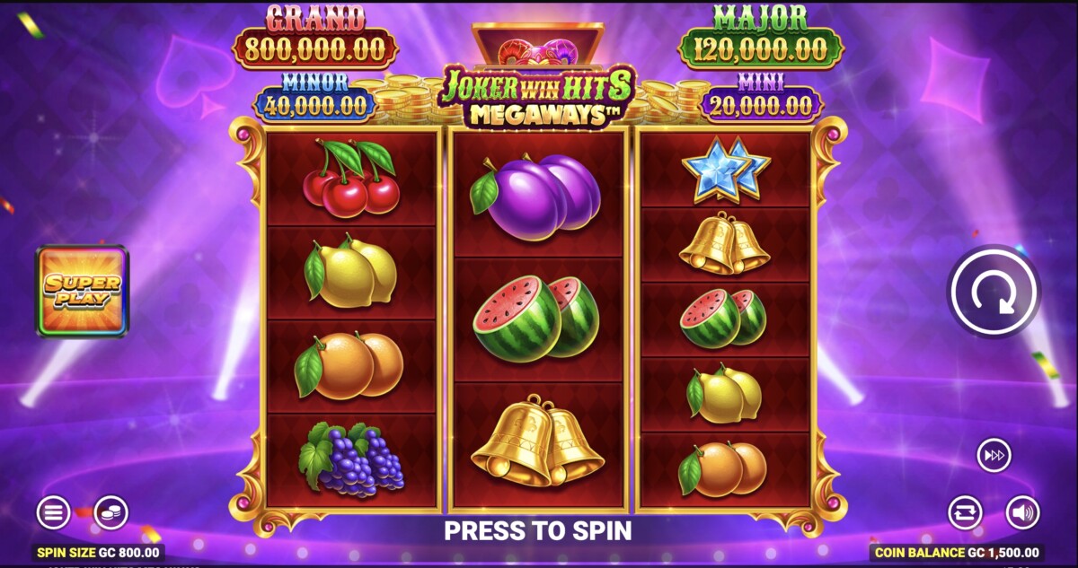 Joker Win Hits Megaways Screenshot