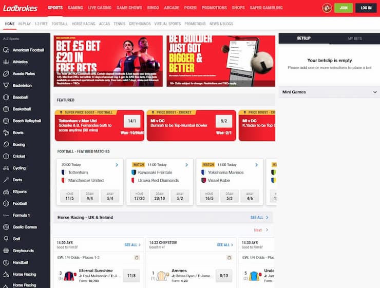 Ladbrokes fast withdrawal betting site UK