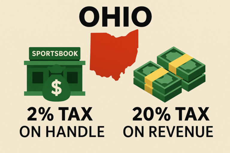 Ohio Proposes Tax On Sports Betting Handle In Addition To Revenue