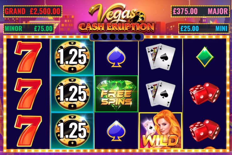 Vegas Cash Eruption Video Slot
