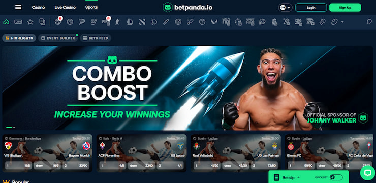 BetPanda UK Crypto Betting Site