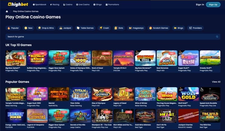 Highbet Casino UK