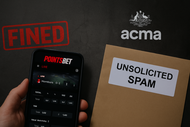 PointsBet Fined AU$500,000 For Violating Spam Laws And Targeting Problem Gamblers